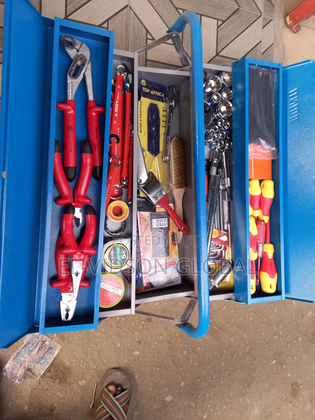 Set of Electrical Tools Box
