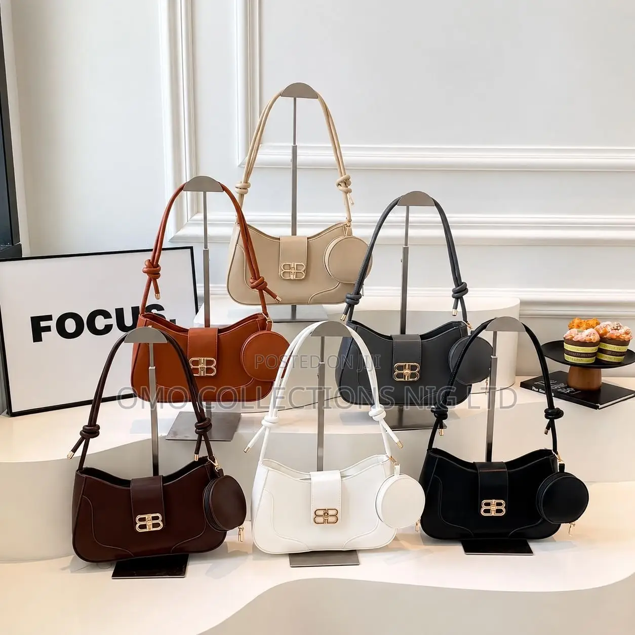 Fashion Ladies’ Clutch Flap Bag – Adjustable Strap