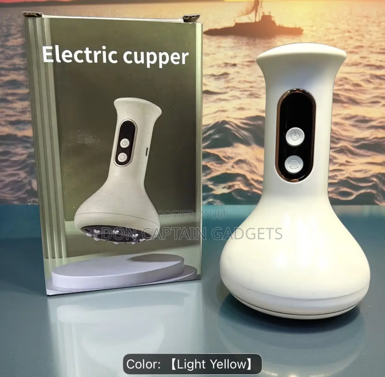 Rechargeable Gua Sha Massager, Wisdom Suction Cup Vacuum Massager Neck