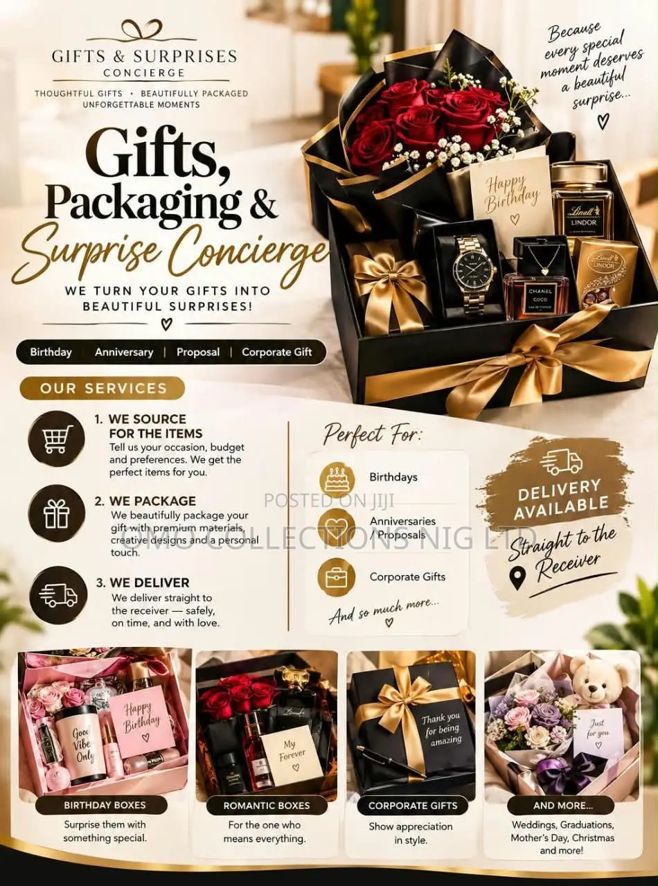 Surprise Gift Packaging Delivery – Birthday, Anniversary Occasions