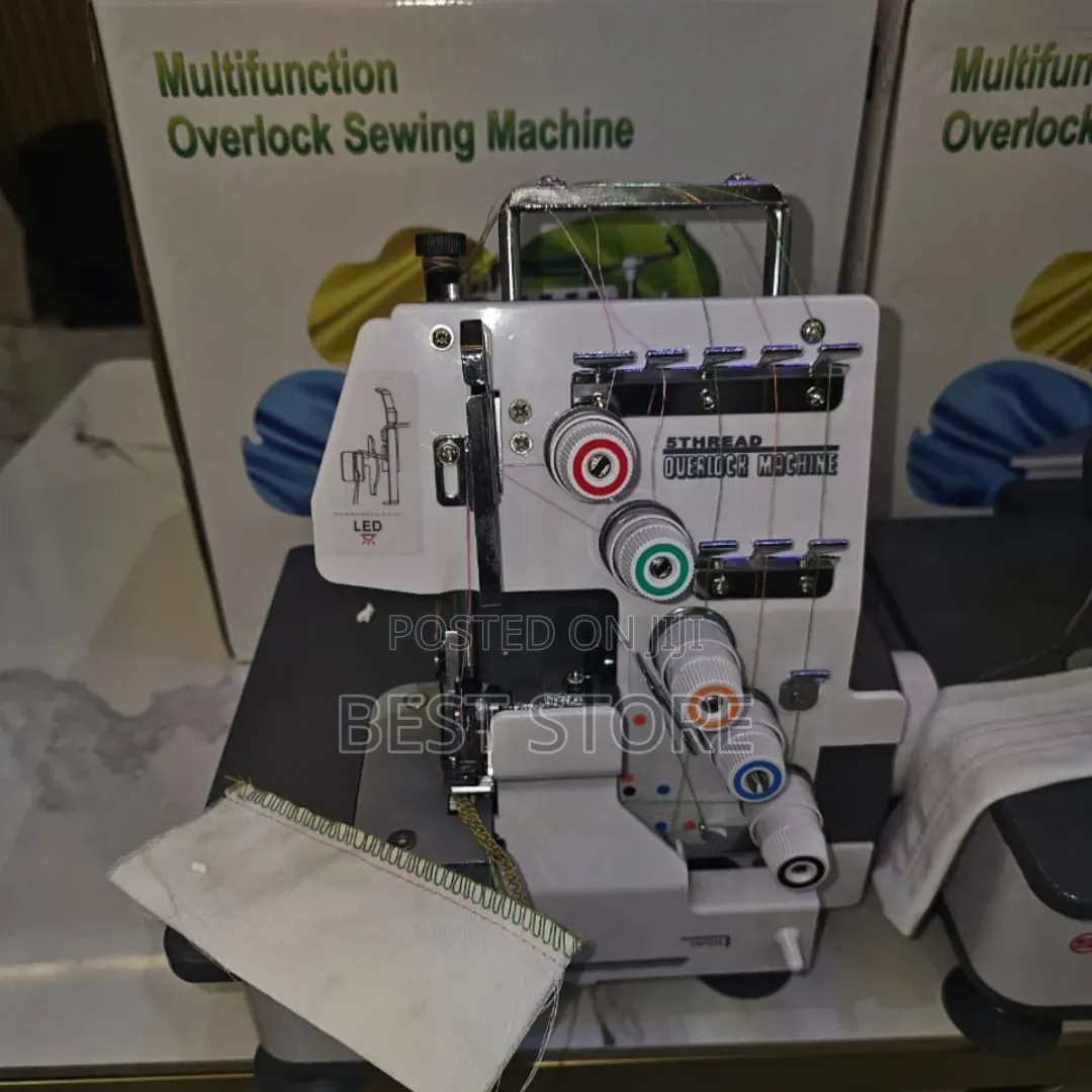5thread Weaving Overlock Sewing Machine Table Top