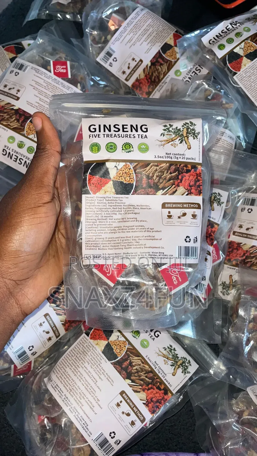 Ginseng Six Treasure Tea