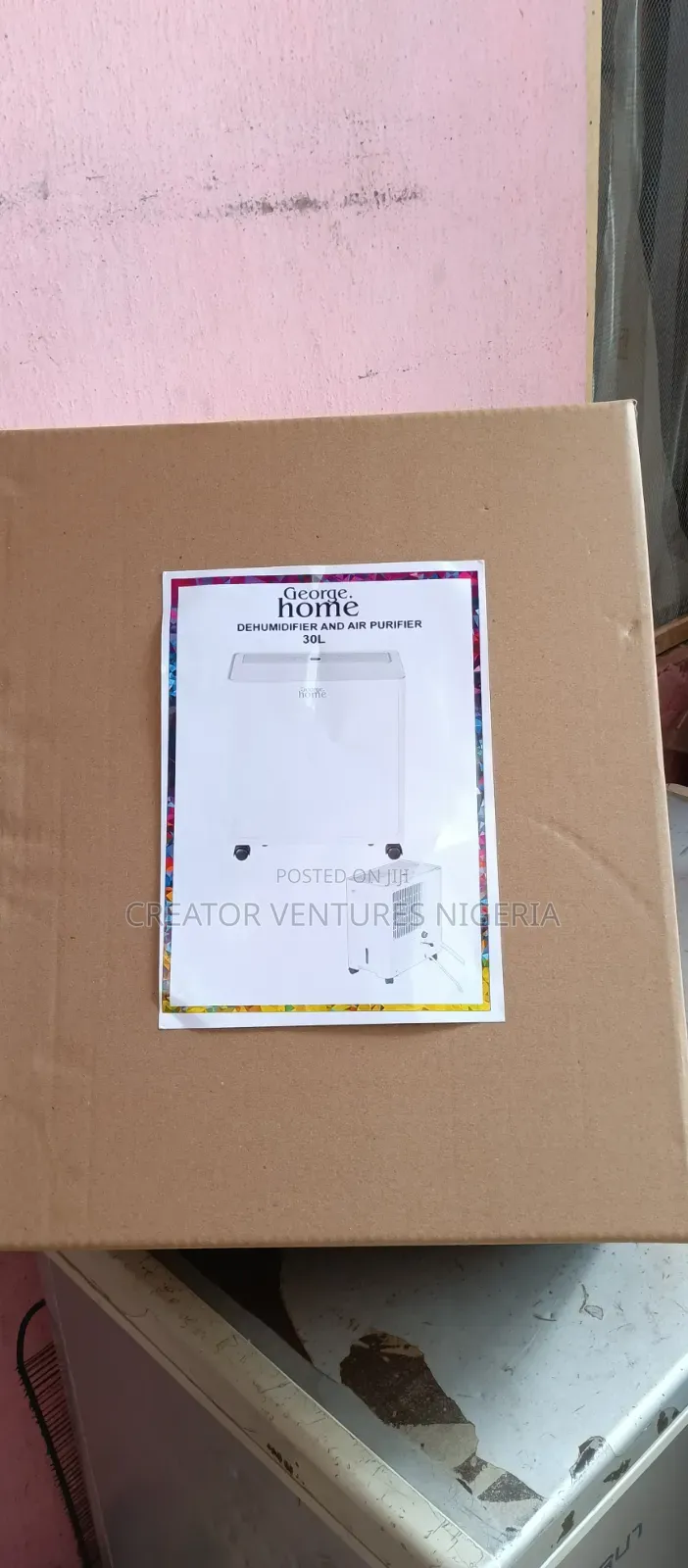 Dehumidifier GEORGE HOME 30Lrts,Remove Mist,Waiters,Odours,with Ion
