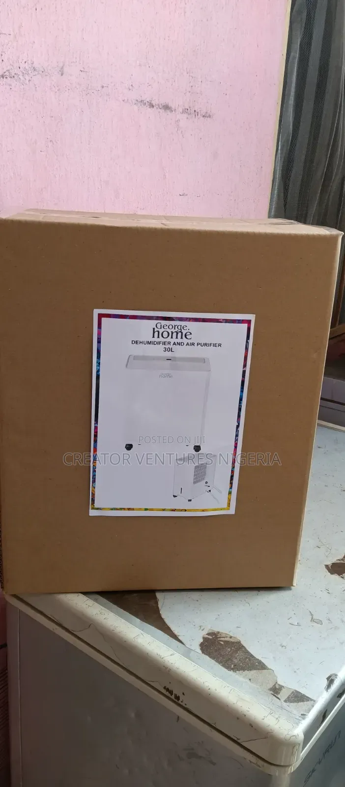 Dehumidifier GEORGE HOME 30Lrts,Remove Mist,Waiters,Odours,with Ion