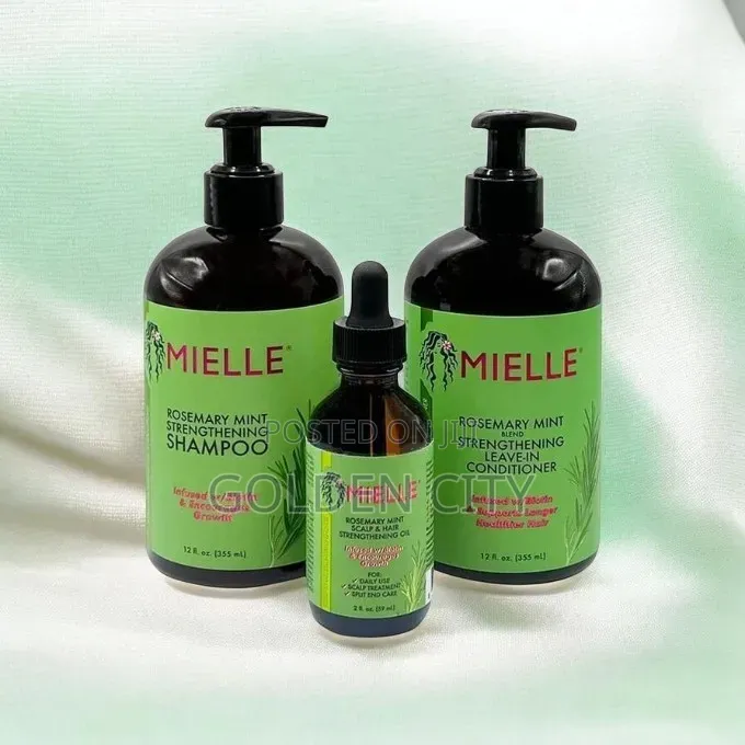 Mielle Rosemary Strengthening , Shampoo, Conditioner With Hair Oil
