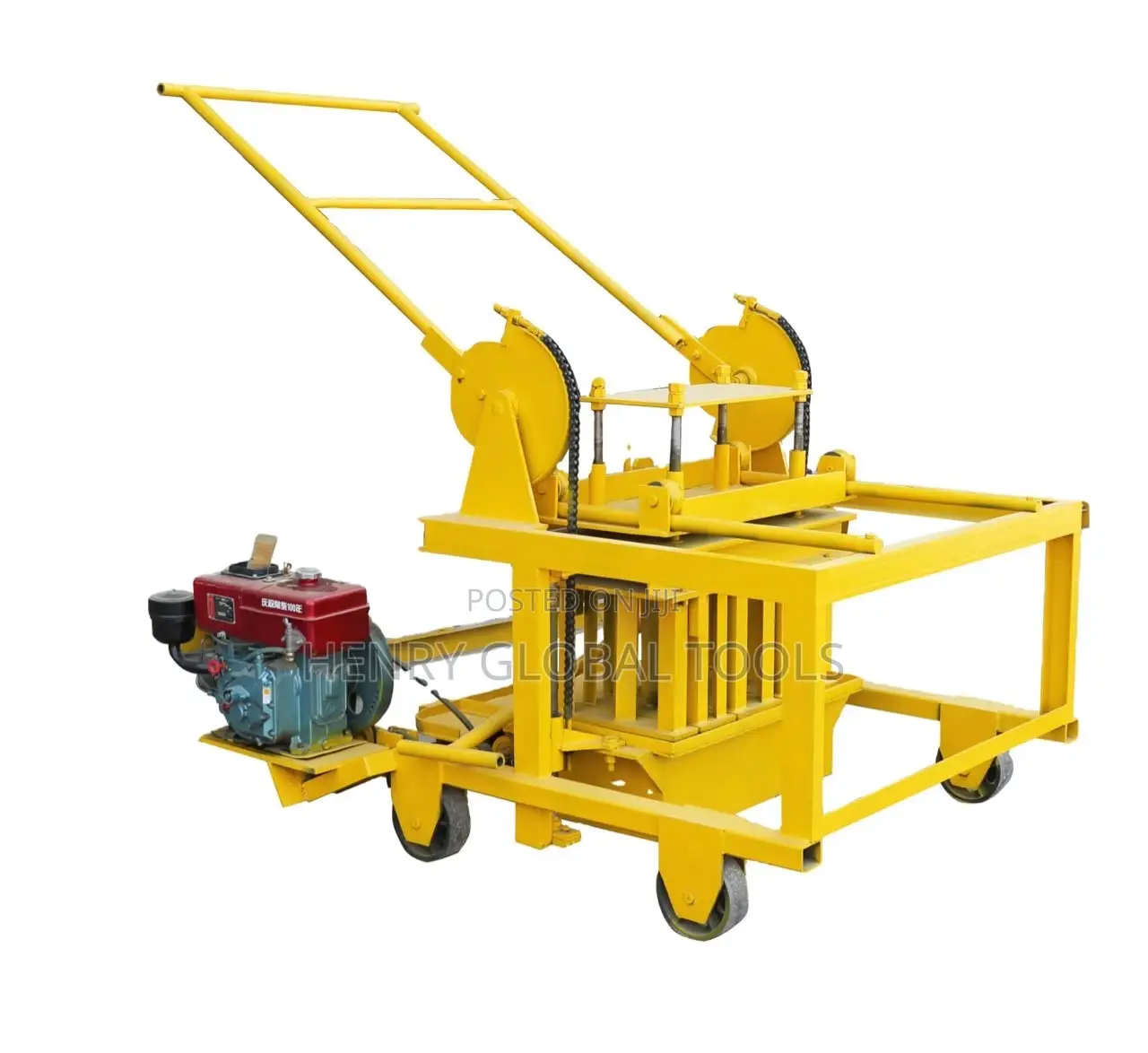Heavy-Duty Block Egg Laying Machine With Multiple Moulds