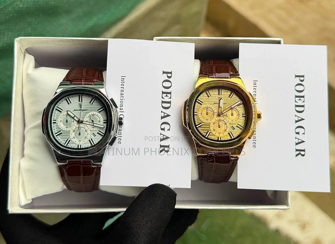 Poedagar Leather Watch