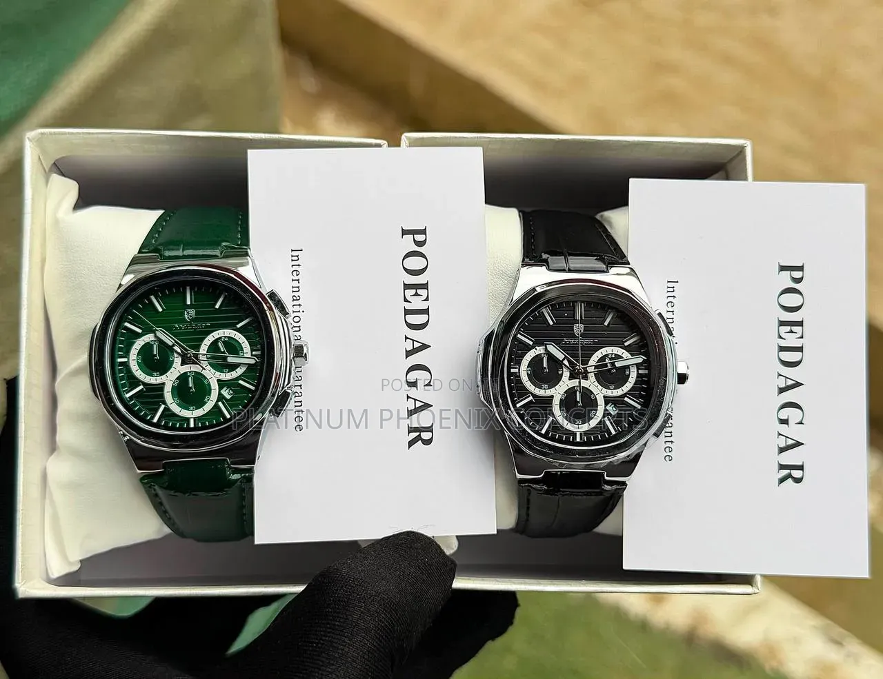 Poedagar Leather Watch