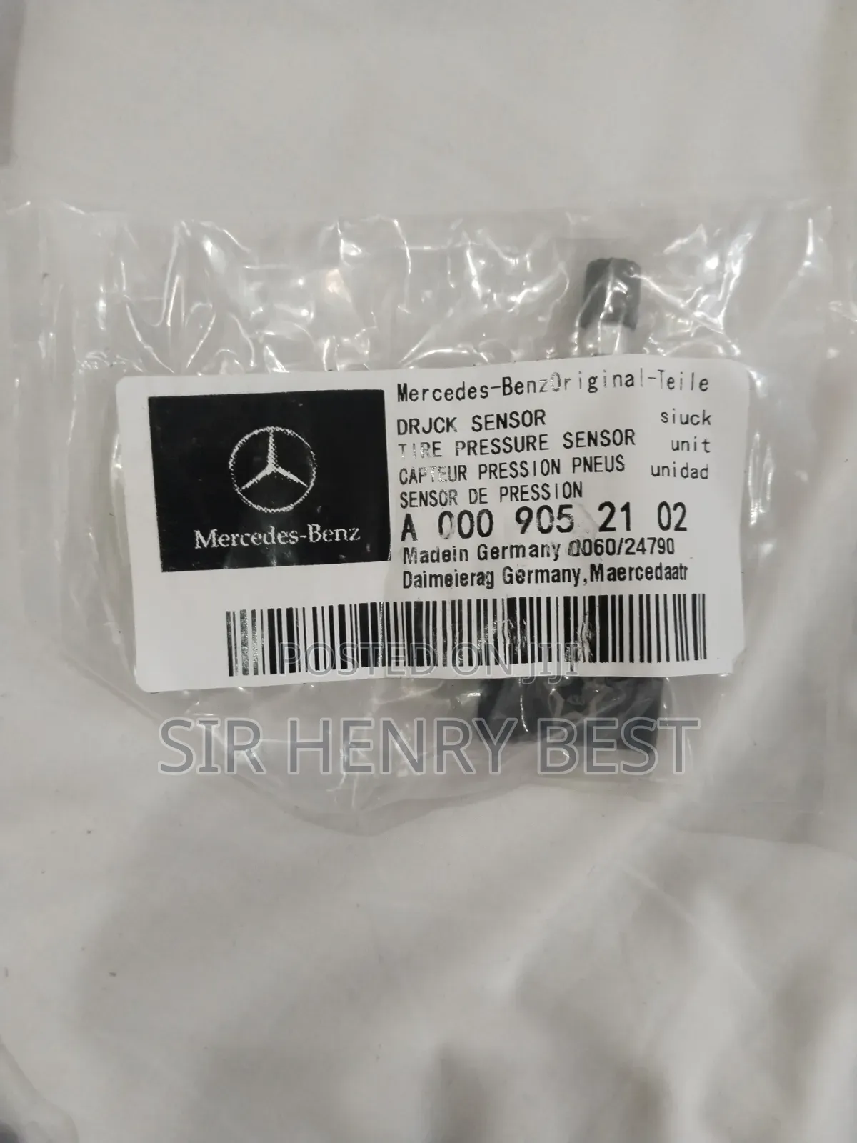 Tire Pressure Sensor Mercedes Benz E63 