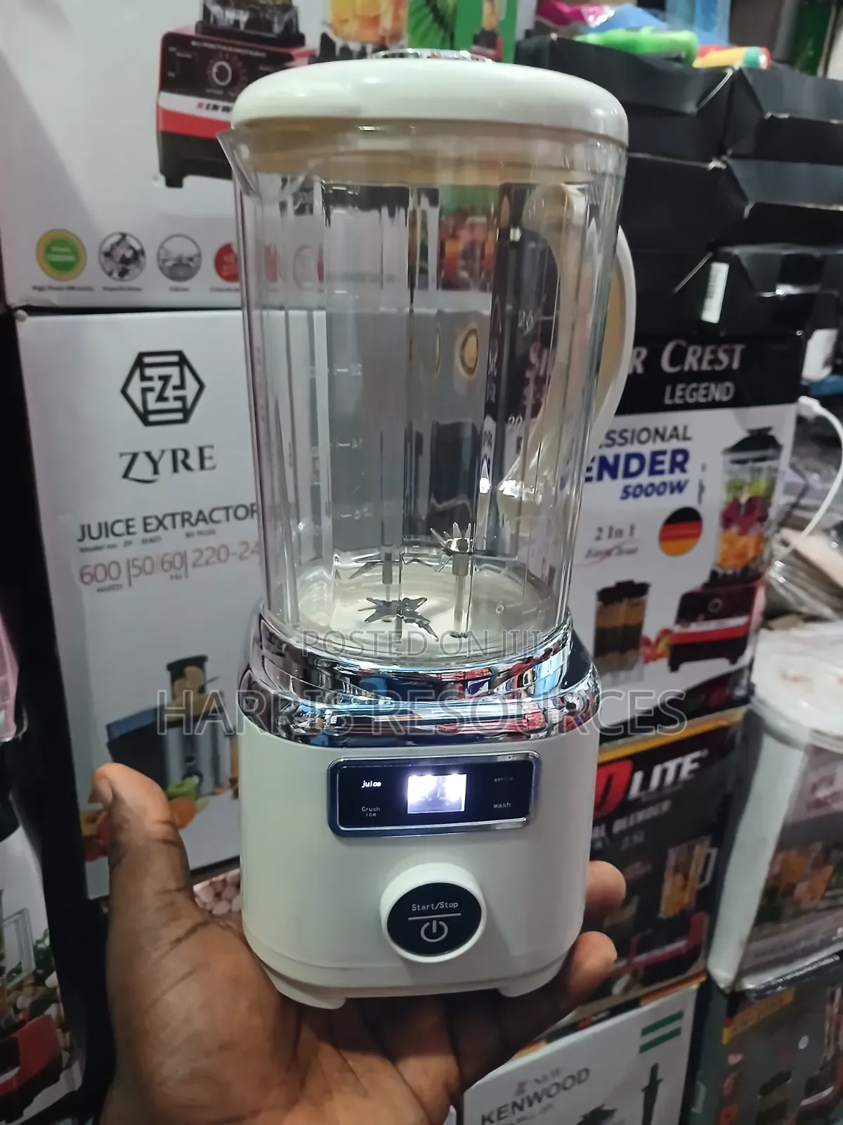 HP-199 Three-Blade Rechargeable Portable Blender