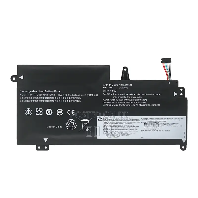 SB10K97592 for Lenovo Laptop Batteries 01av401/402 01av435/436/437
