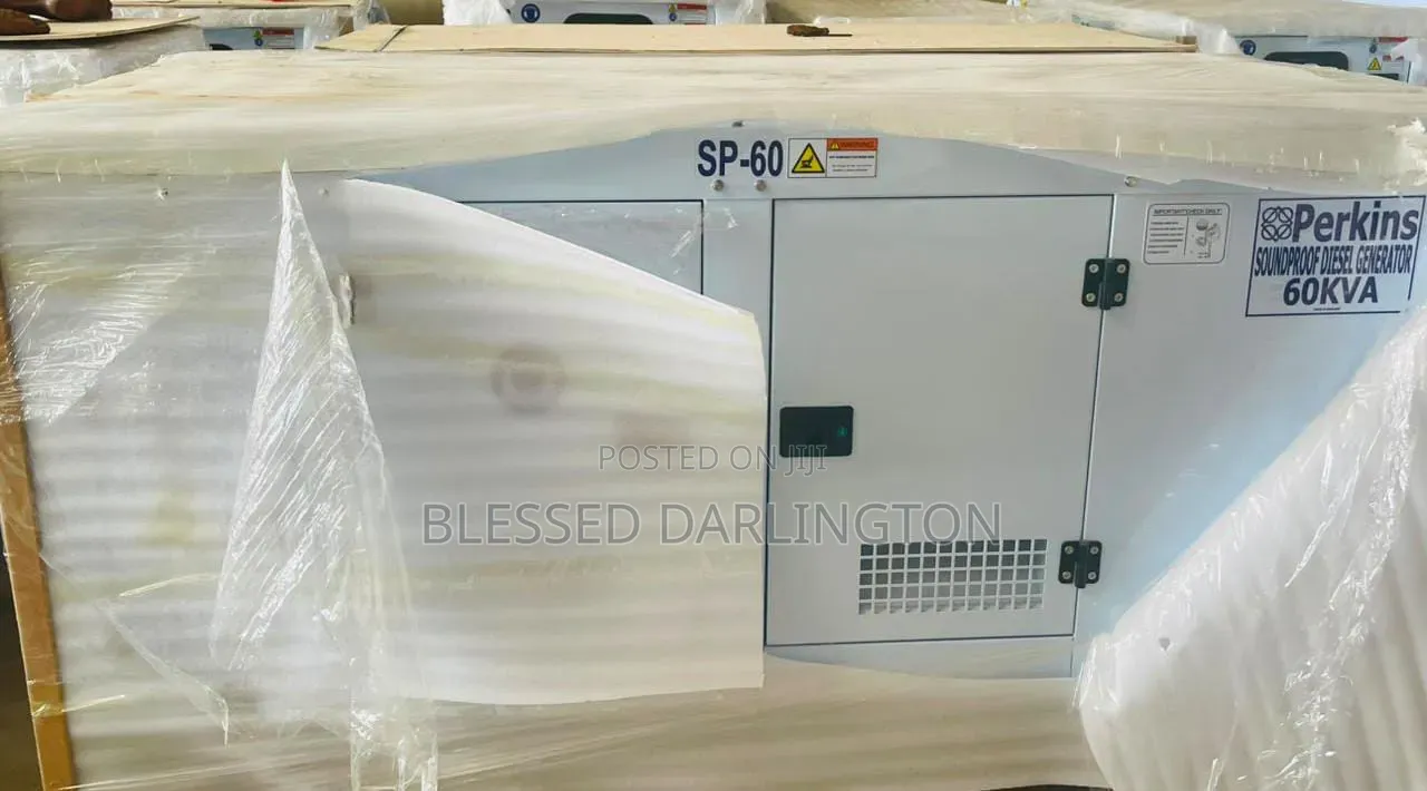60kva Perkins Soundproof Diesel Generator