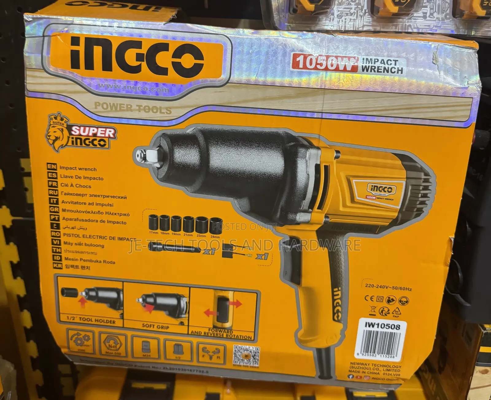 INGCO 1050W Electric Impact Wrench
