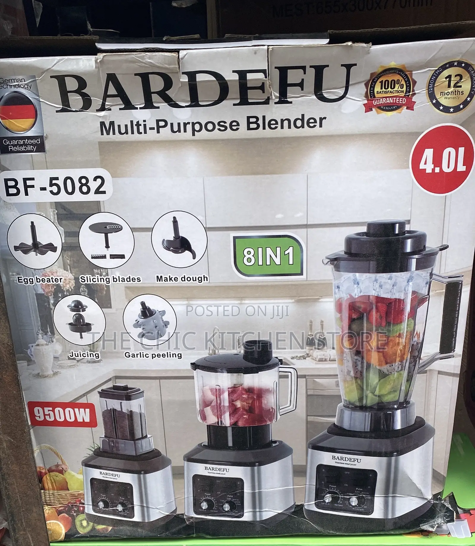 Bardefu 5082 8in1 4liters Blender