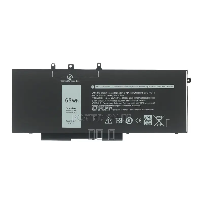 GJKNX Laptop Battery for Dell Latitude E5480 5580 5490 5590