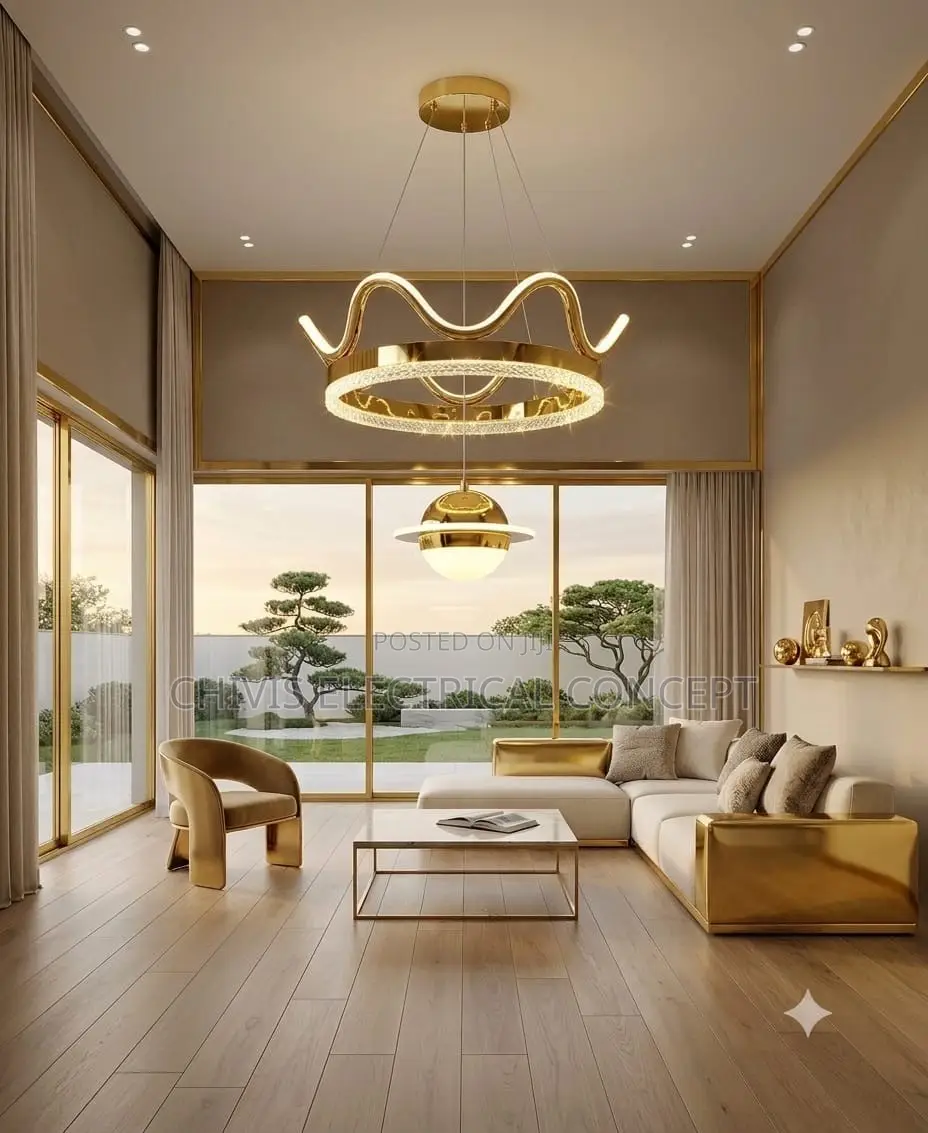 Luxury LED Dropping Pendant Chandelier