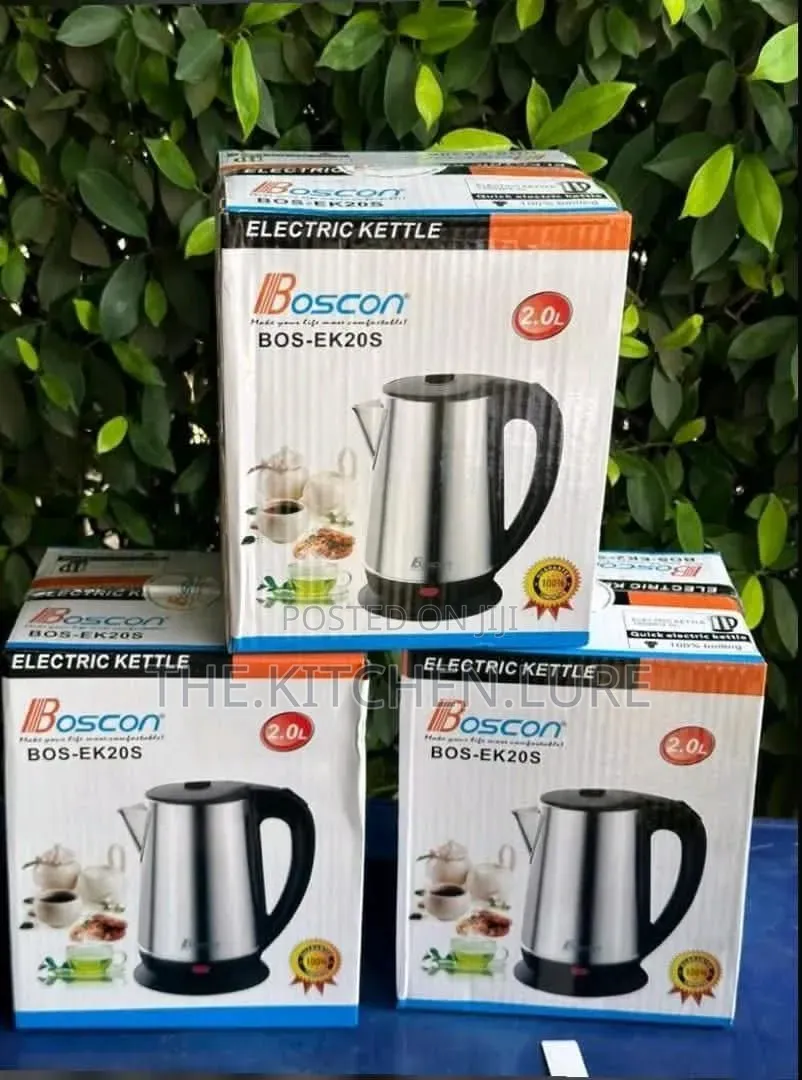Boscon Stainless Steel Electric Kettle 2.0L