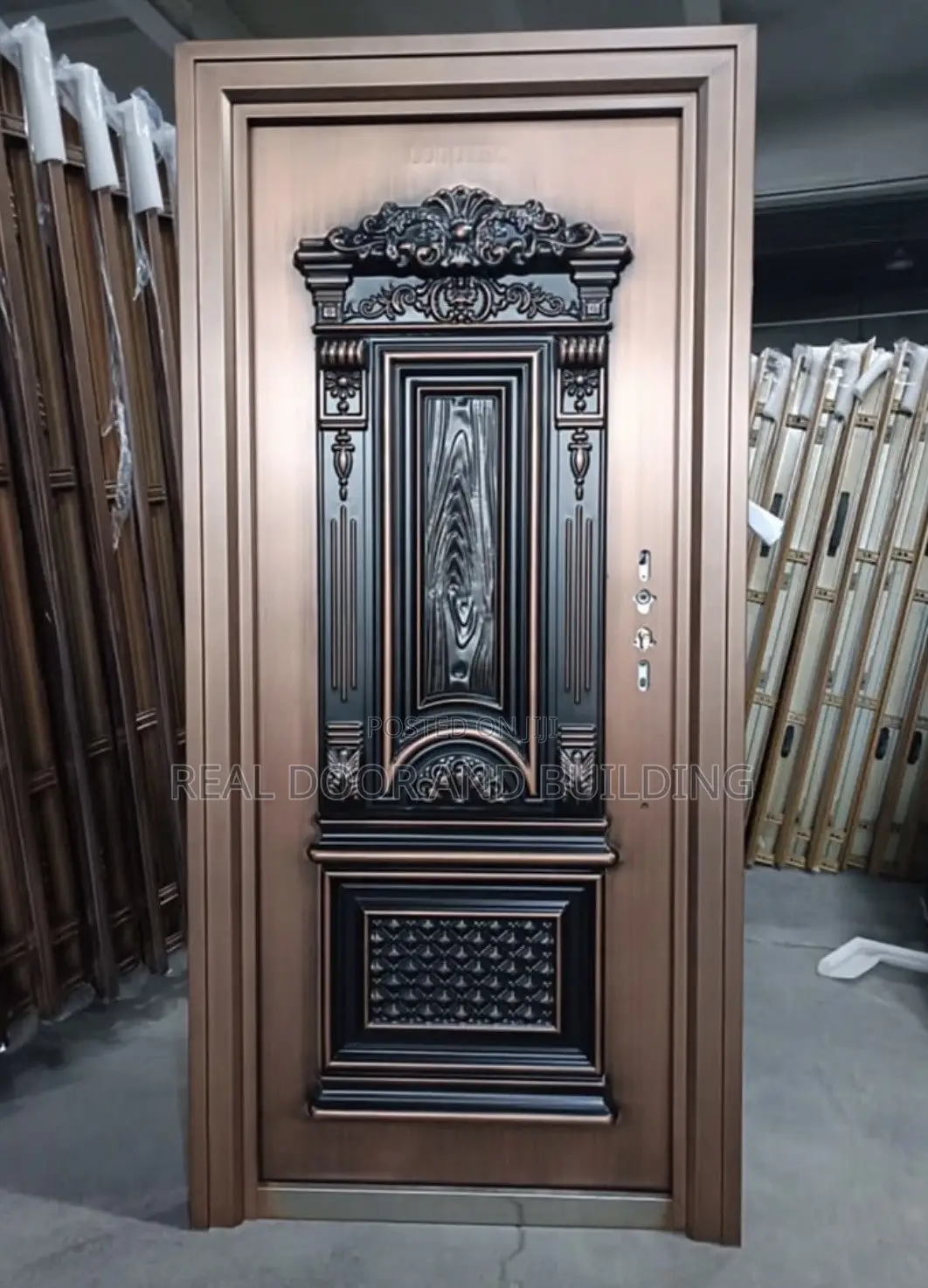 Luxury Armored Copper Cast Security Door (827al)