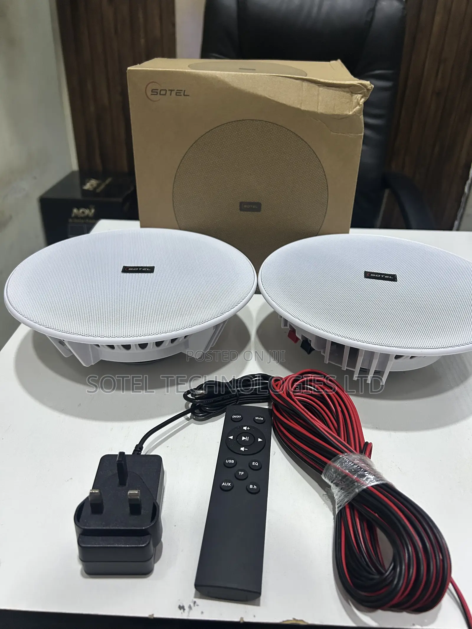 Bluetooth Ceiling Speaker 8 Inch Wireless Home, Office Audio System