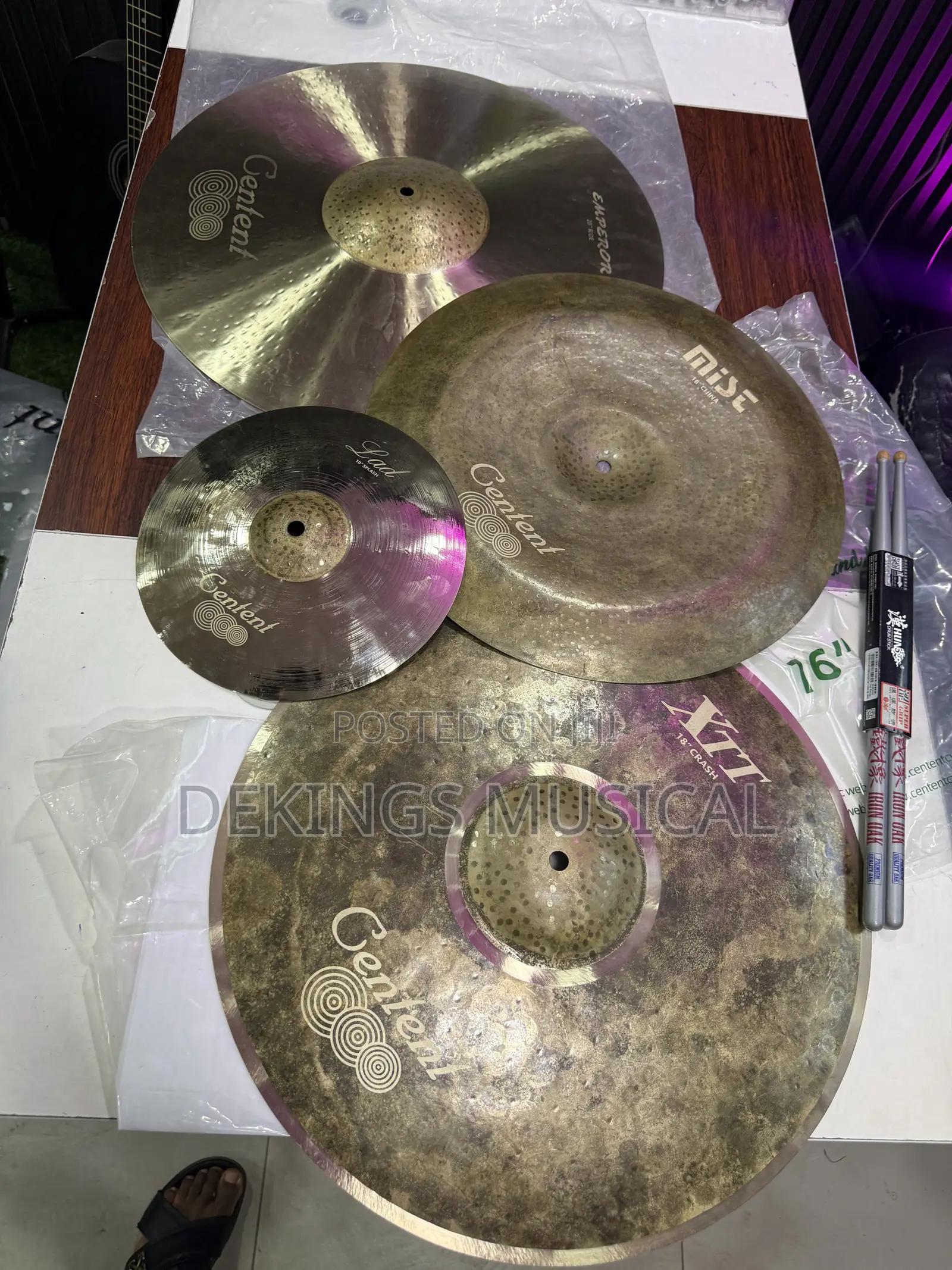 Centent Cymbal Set - Professional Cymbal