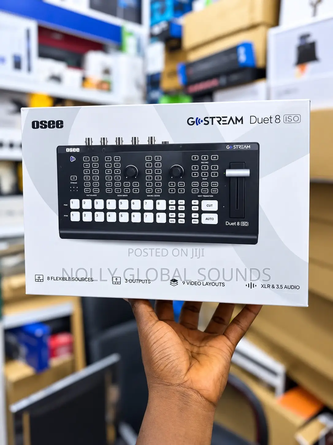 Osee GoStream Duet 8 ISO Live Streaming Video Switcher, 4 HDMI 4 SDI
