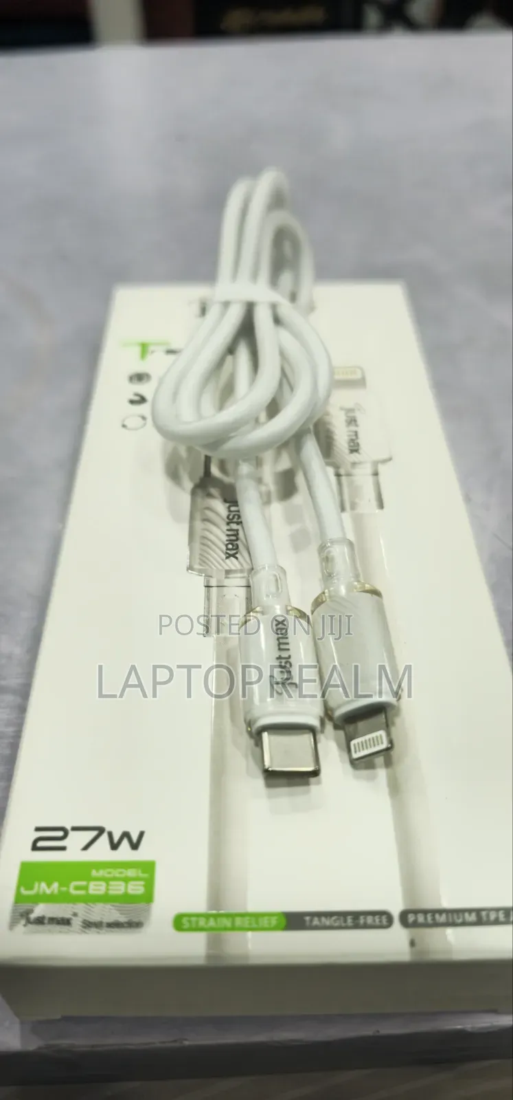 Type-C to Lightning (iPhone) Fast Charging Cable