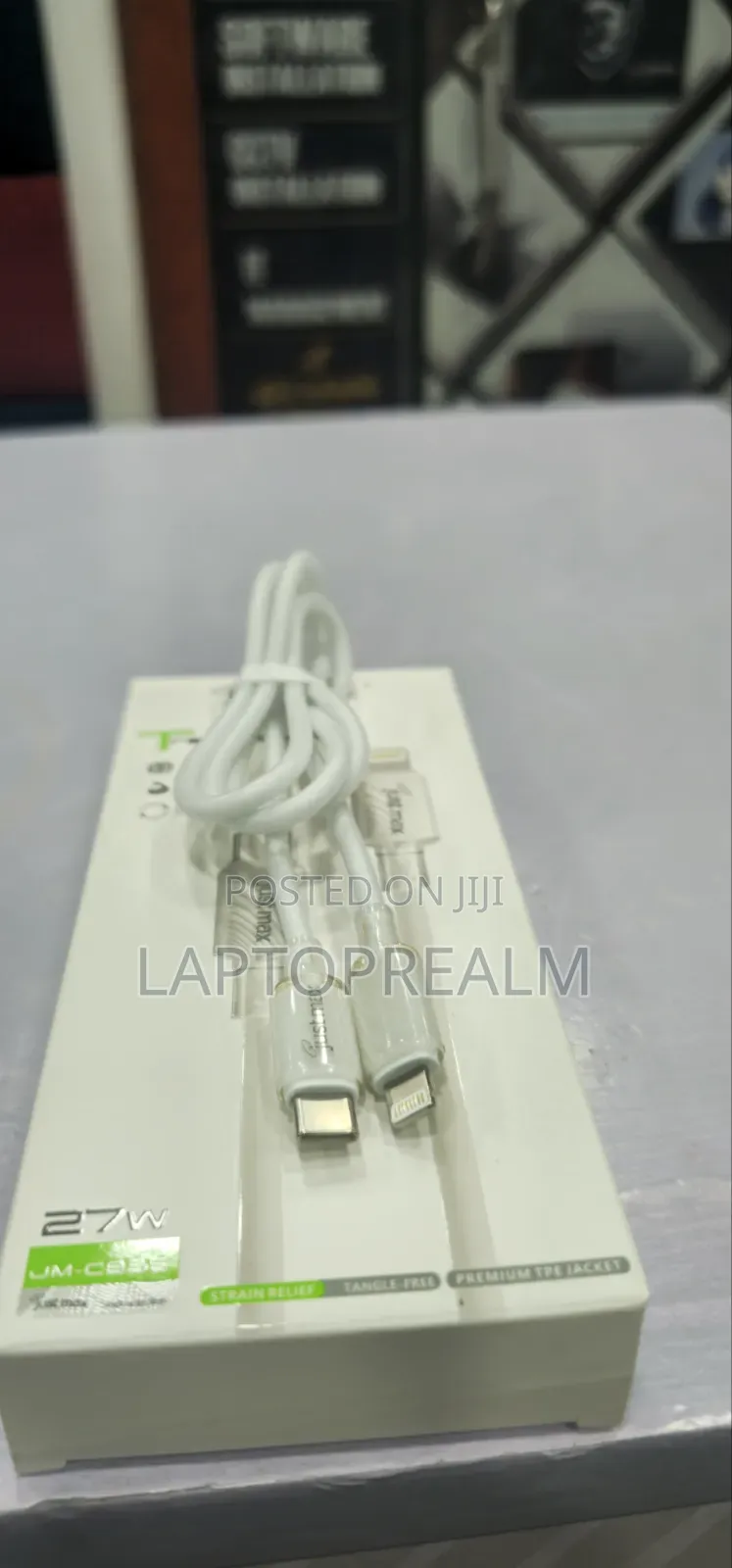 Type-C to Lightning (iPhone) Fast Charging Cable