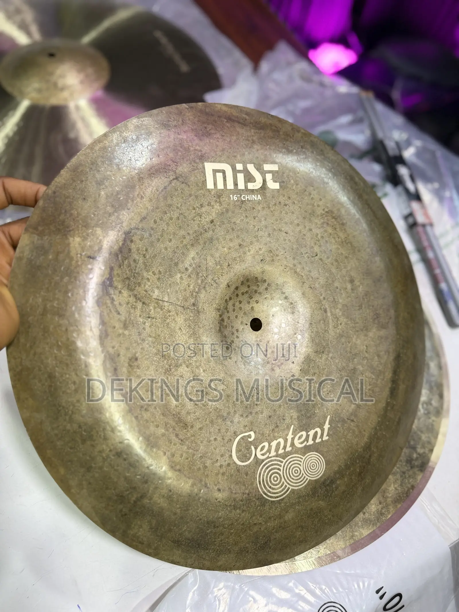 Professional Centent Crash Cymbal Plate 16 Inches