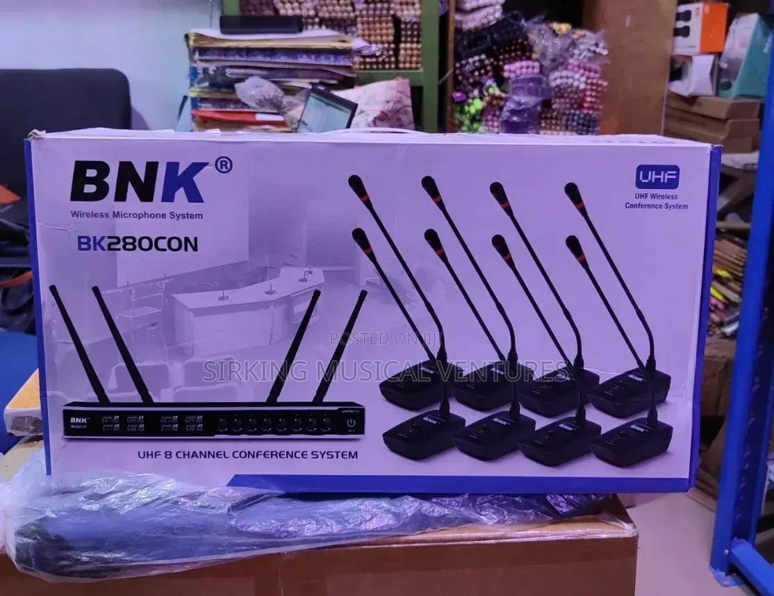 BNK Conference UHF Wireless 8 in 1 Microphone