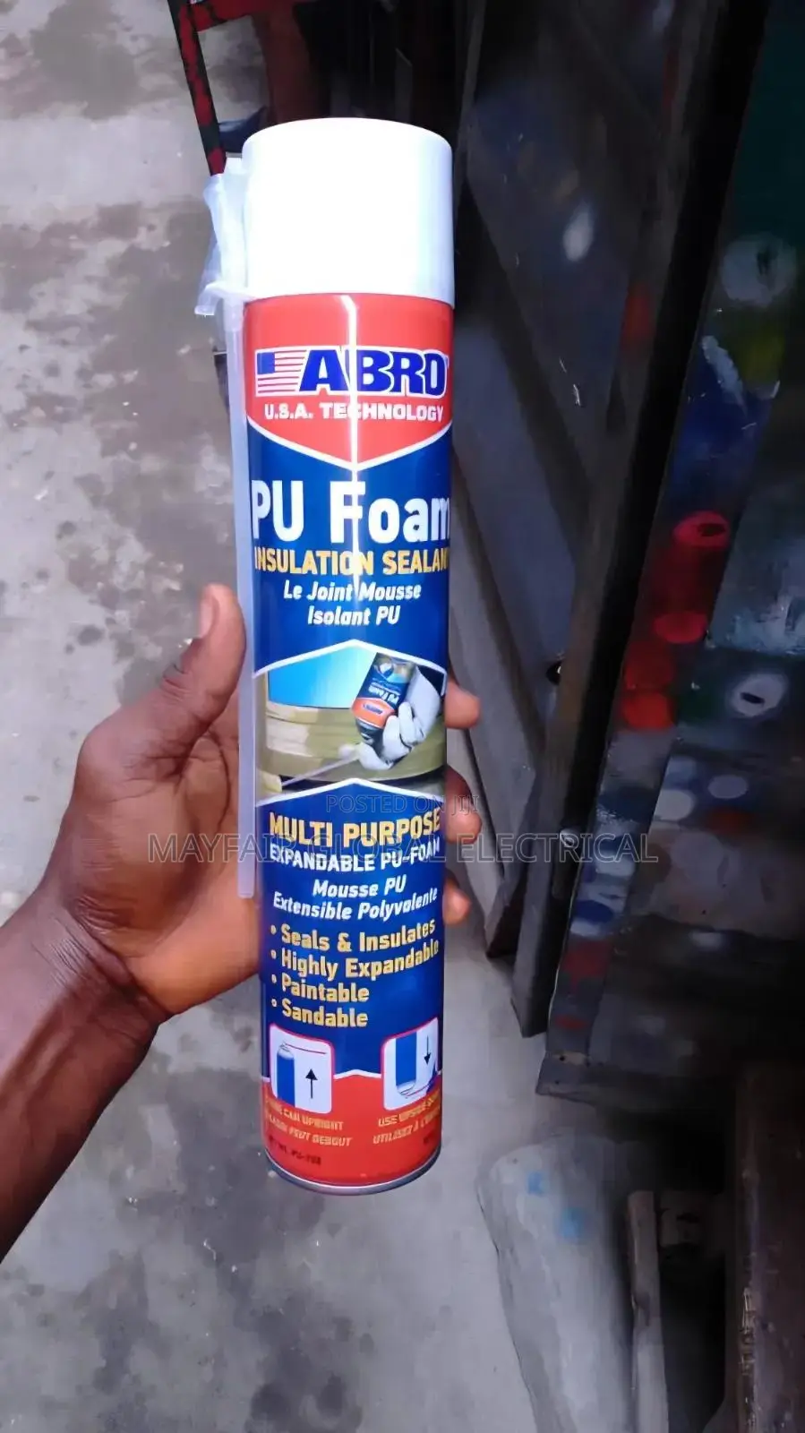 Abro PU Foam Insulation Sealant (750ml)