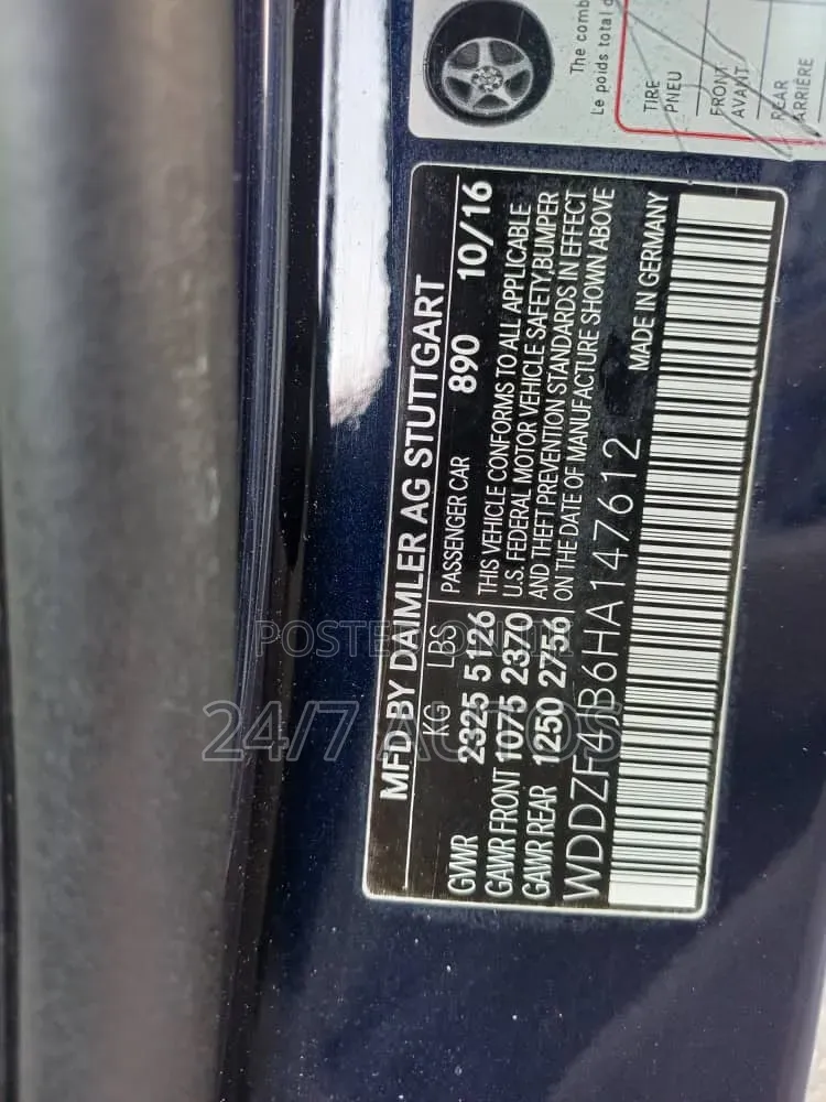 Mercedes-Benz E-Class 2017 Blue