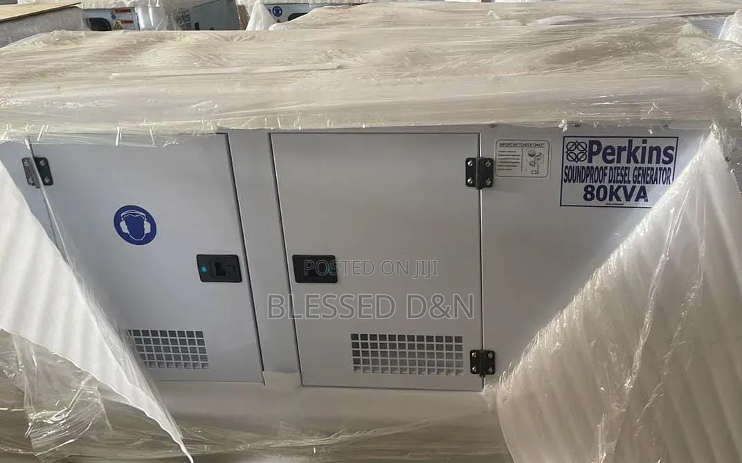 80kva Perkins Soundproof Diesel Generator Superstrong Engine