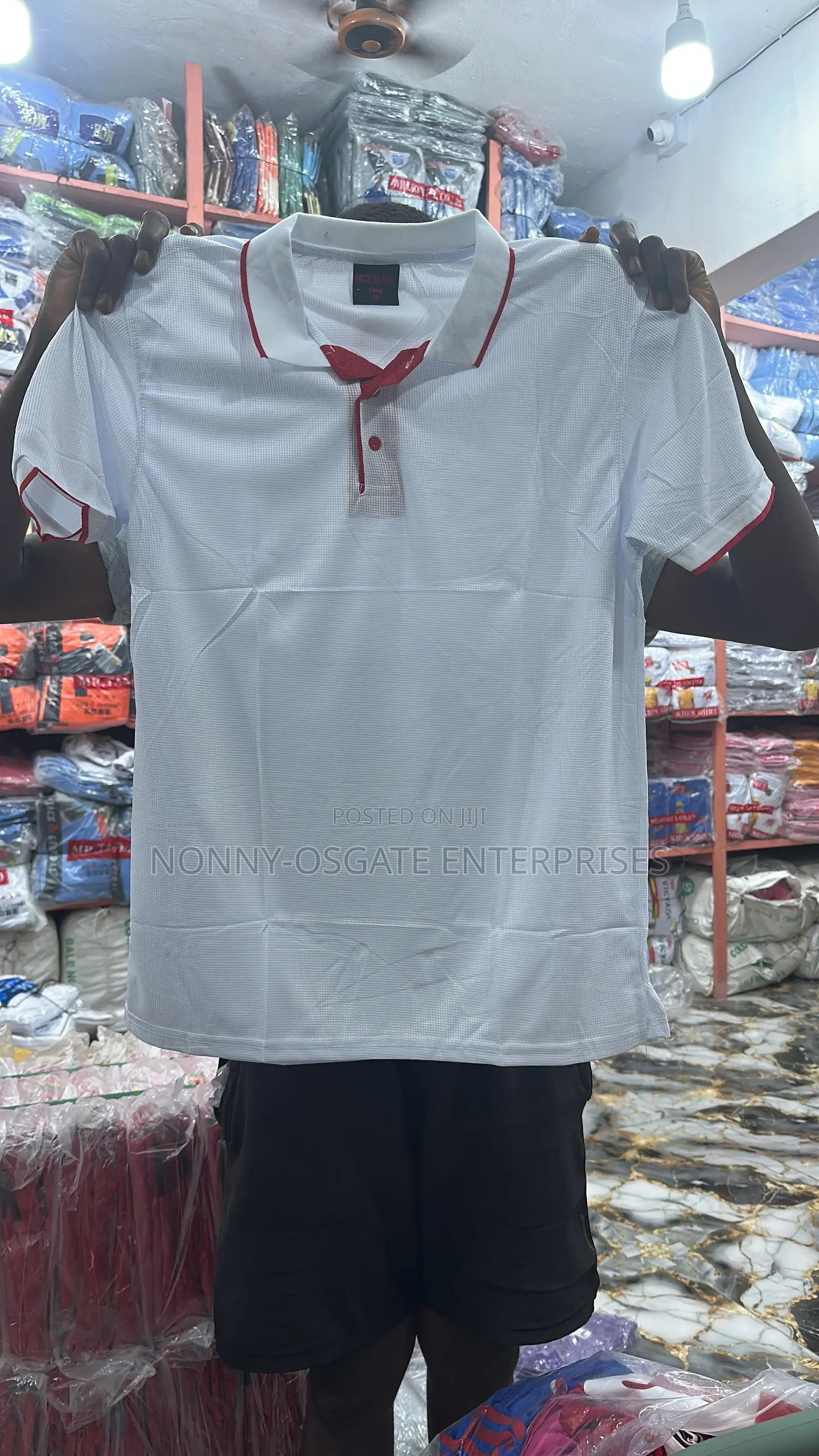 Plain Collar Neck Tshirt