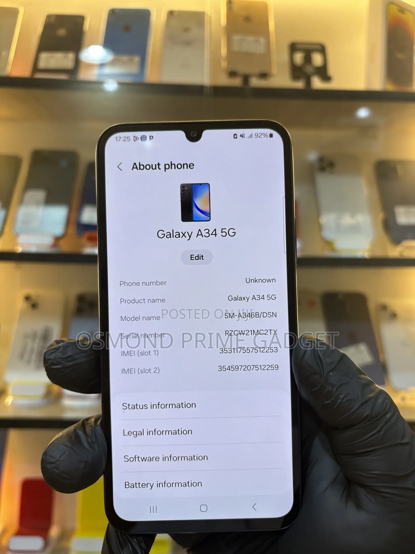 Samsung Galaxy A34 5G 128 GB Black