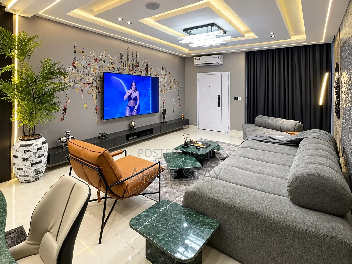 2-Bedroom Apartment in Lekki Phase 1 With City View