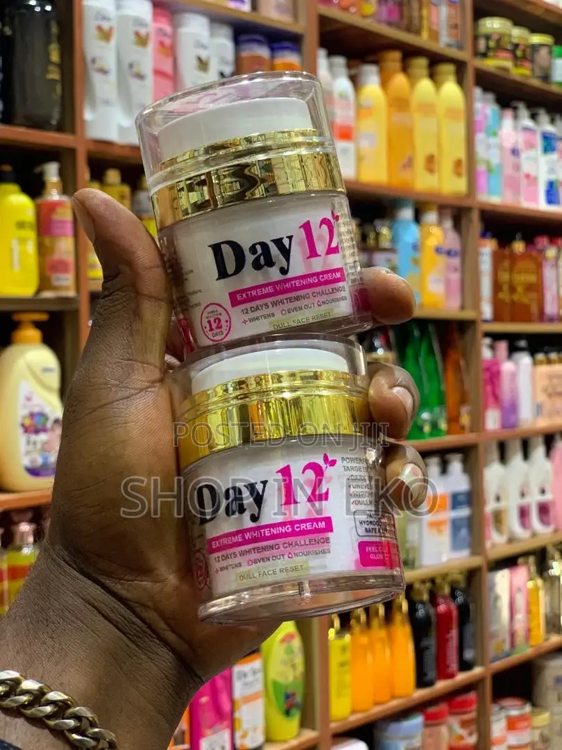 Day 12 Extreme Whitening Cream - Dull Face Reset - Spot Fading Nouri