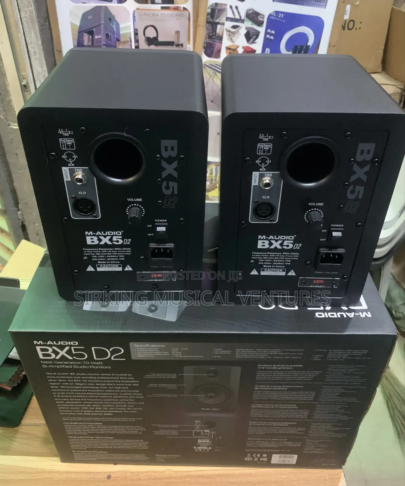 Studio Monitor Speaker M-Audio Bx5-D2 70watts