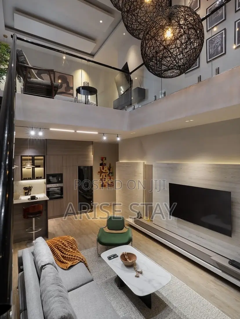 Luxury 1-Bedroom Loft Shortlet With Pool | Lekki Phase 1