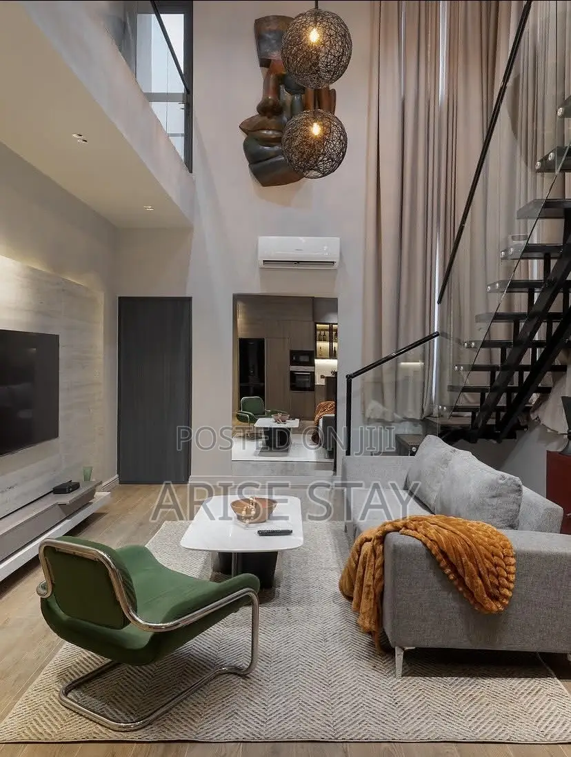 Luxury 1-Bedroom Loft Shortlet With Pool | Lekki Phase 1