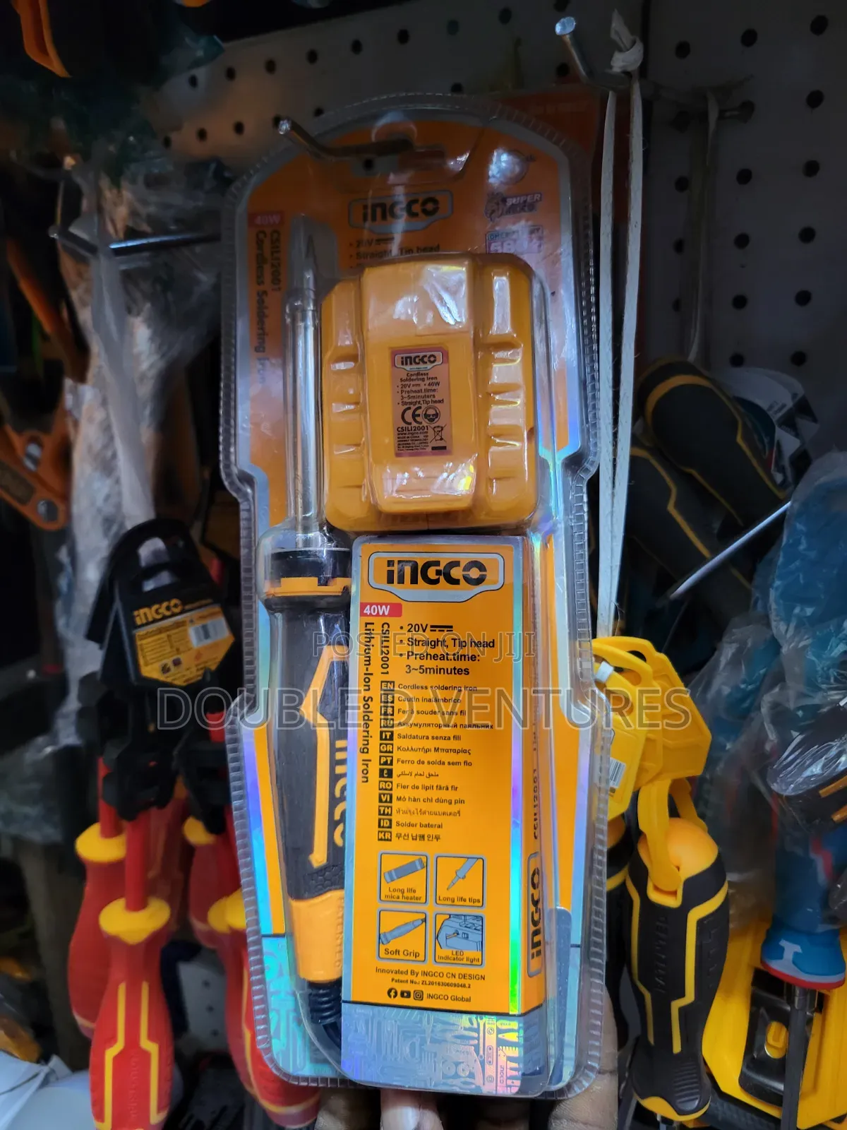 INGCO 20V Lithium-Ion Cordless Soldering Iron (Model CSILI2001)
