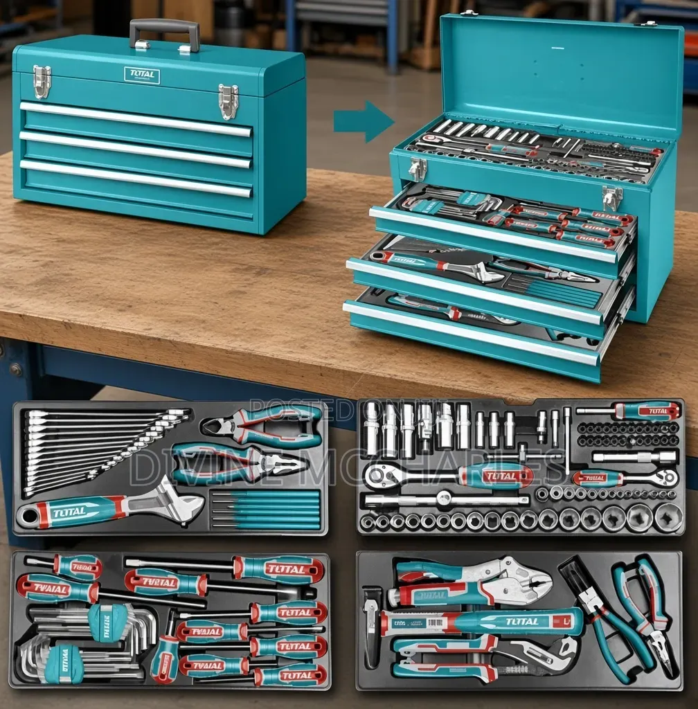 132pcs Total Set of Tools