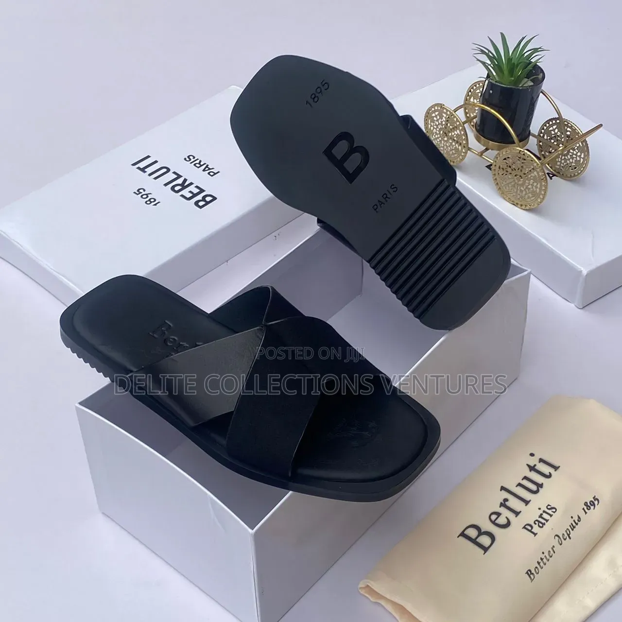*Berluti Luxury Crossed Slip-On* 3 Colours | 40 - 46