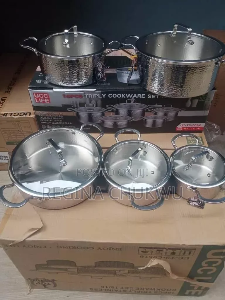 14pcs Ucc Life Triply Cookware Sets