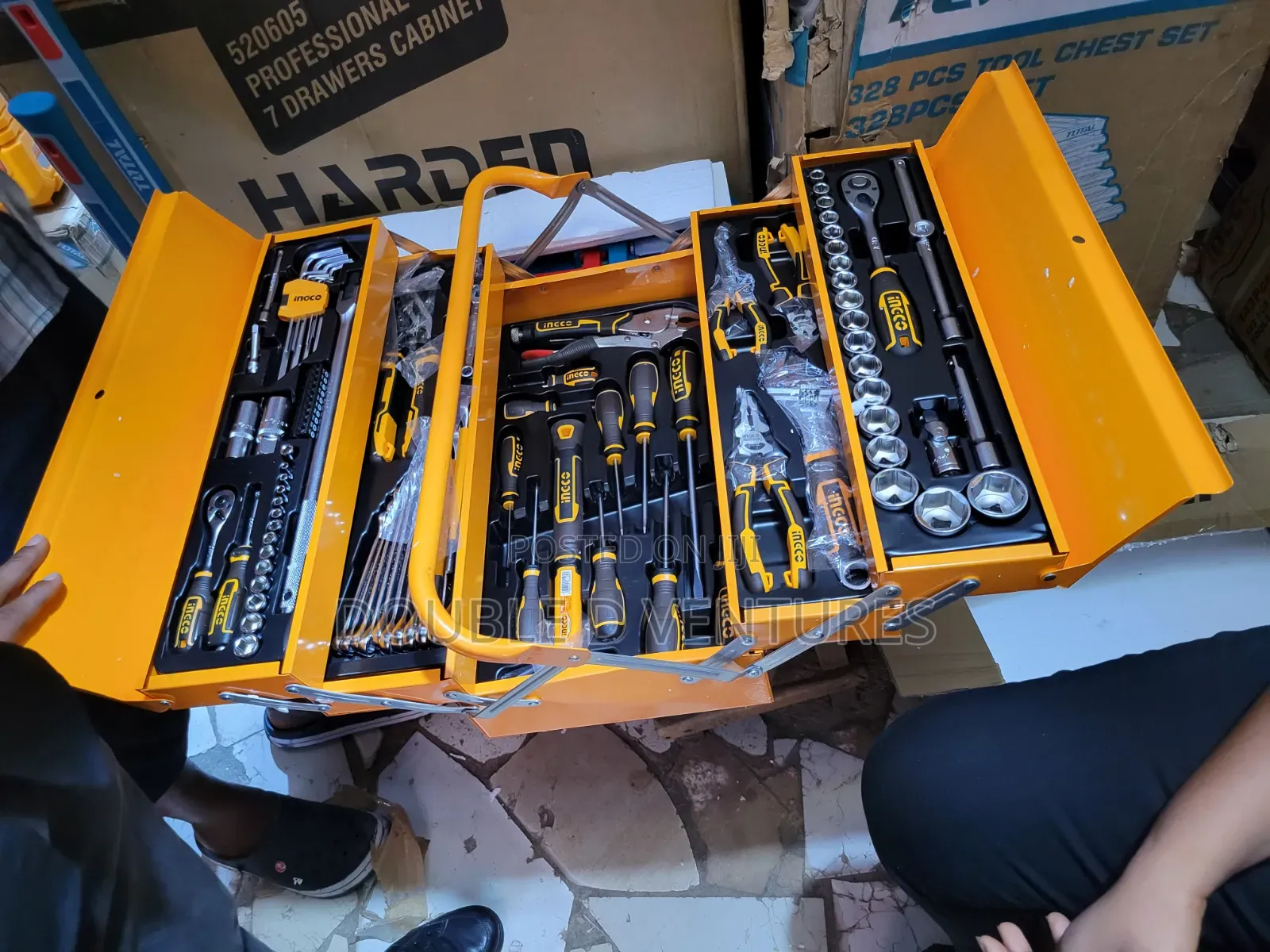 Ingco 108 PCS Tool Chest Set (HTCS151081)