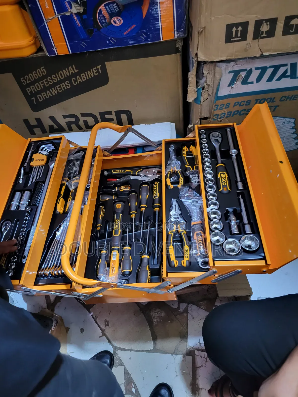Ingco 108 PCS Tool Chest Set (HTCS151081)