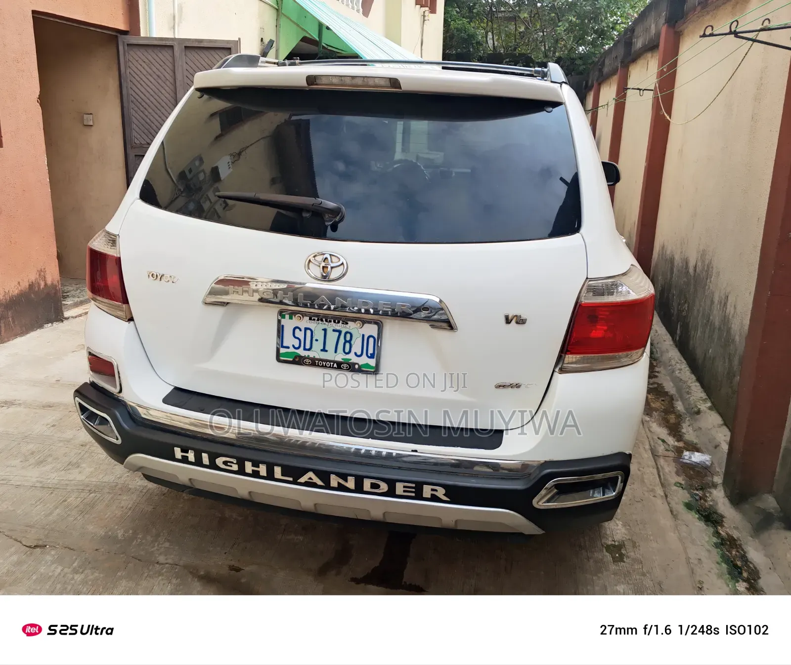 Toyota Highlander Limited 2008 White