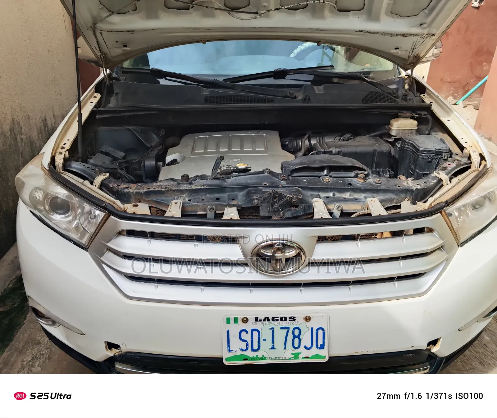 Toyota Highlander Limited 2008 White