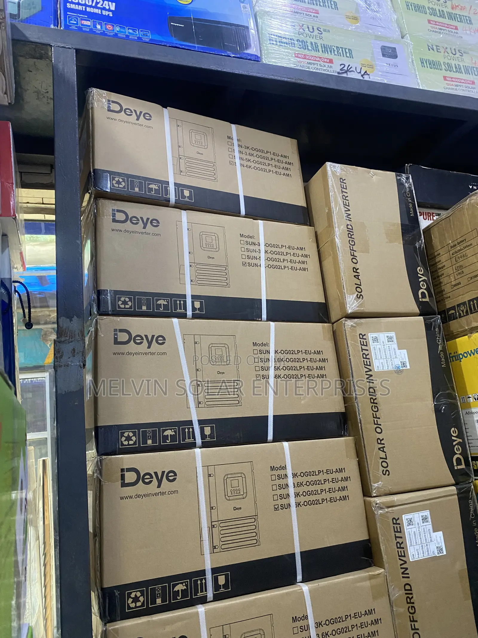 6kw 48v Deye Solar Hybrid Inverter Available Now in Store Dm Lets Deal