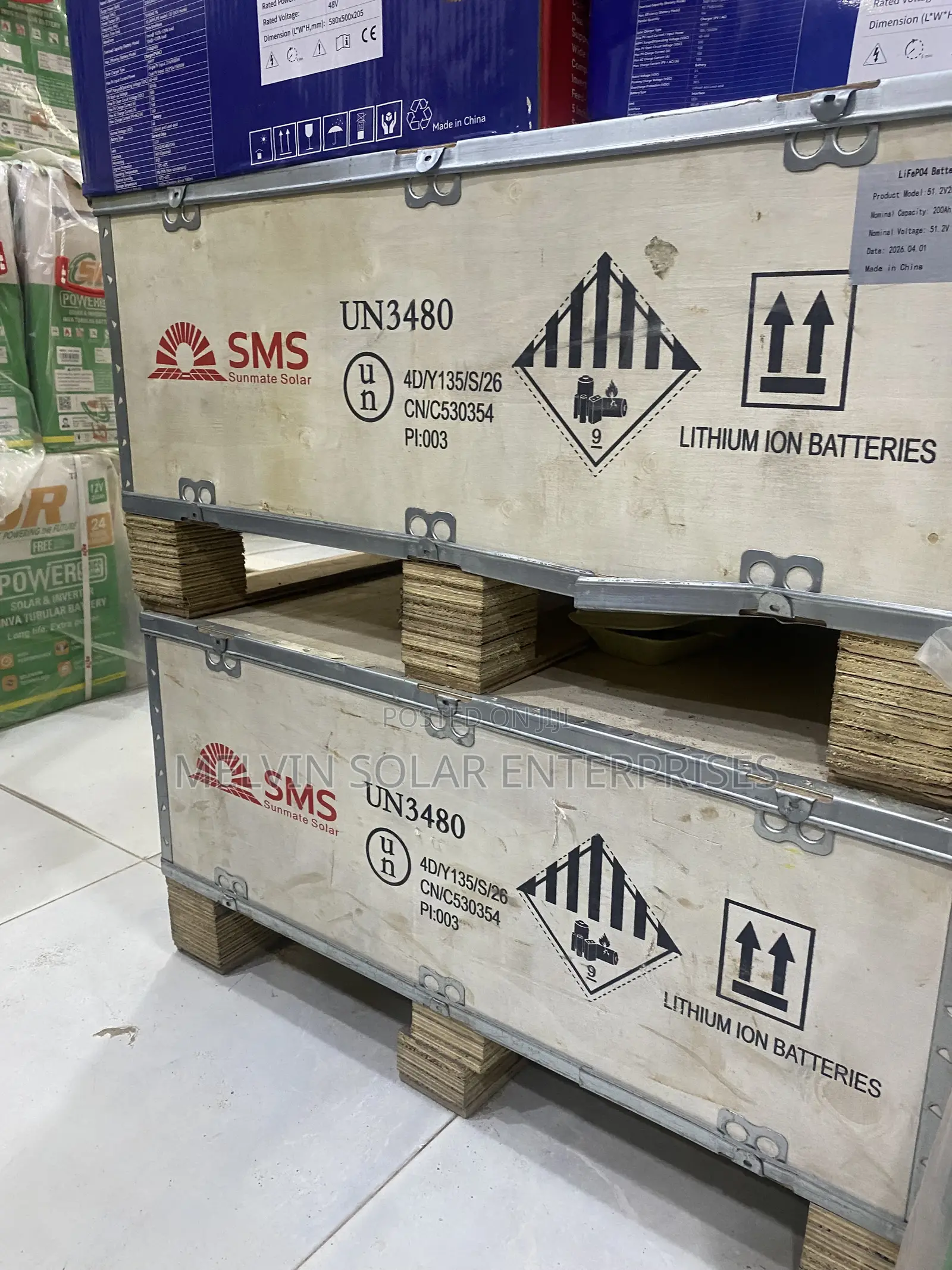 15kwh SMS Solar Lithium Ion Phosphate Batteries Available Now