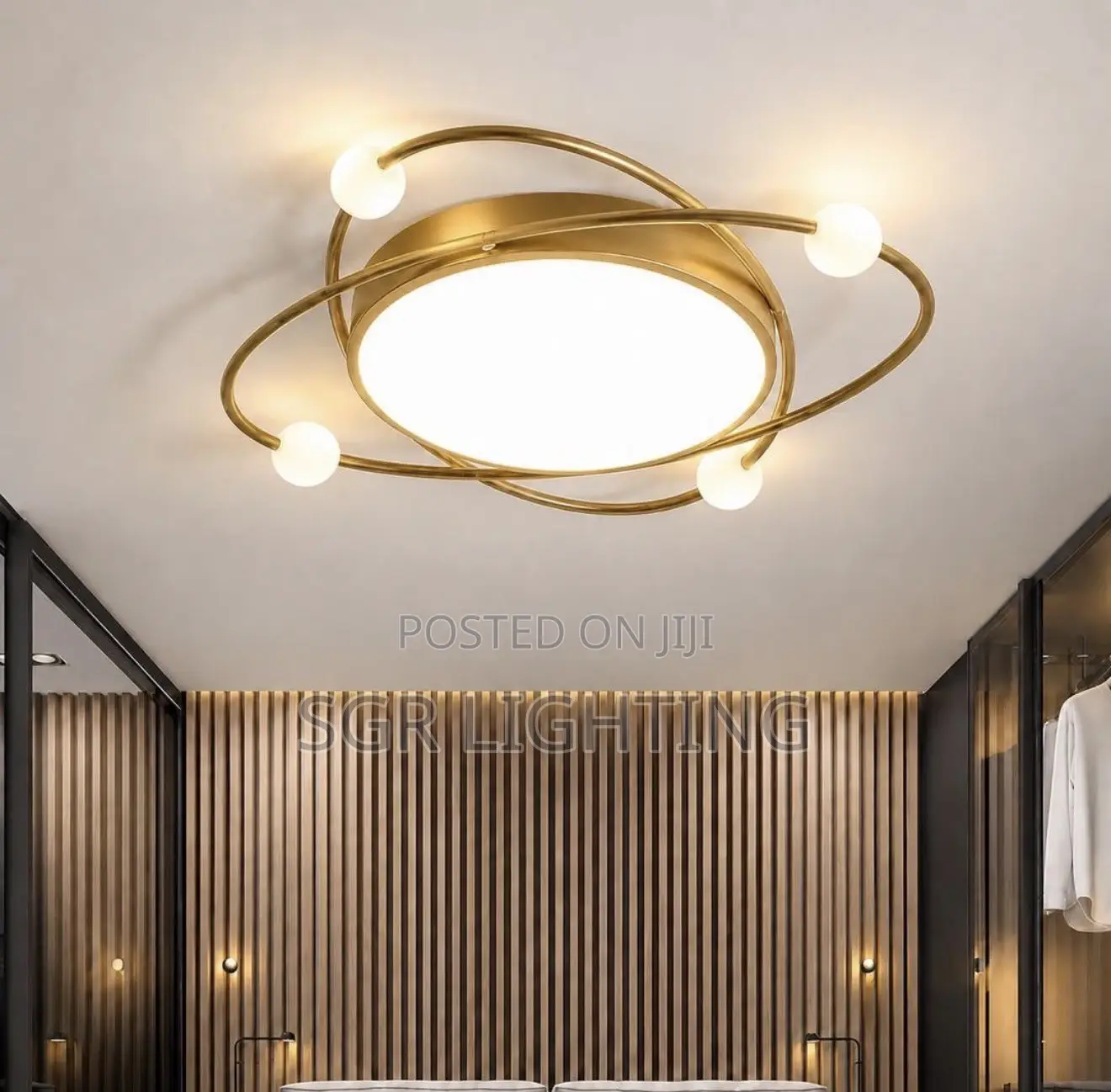 Modern Simplicity LED Ceiling Lights Luxury Round Circle Lamps for Li
